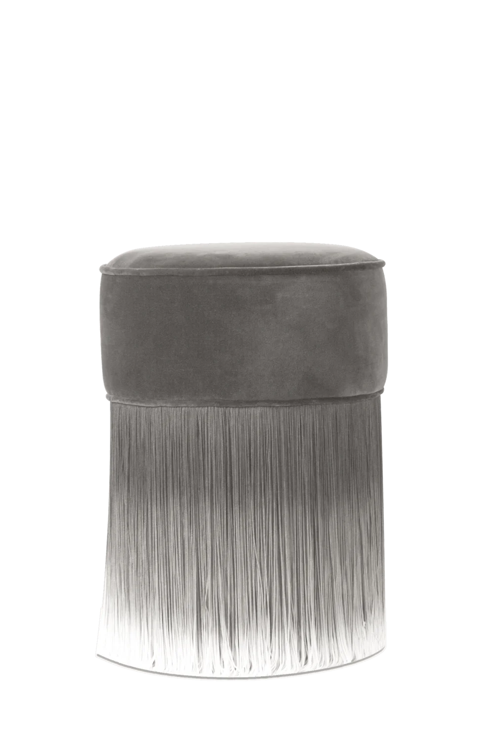 Amami Pouf 30 Light Grey front view